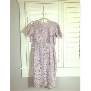 ASOS Lilac Lace Wedding Dress